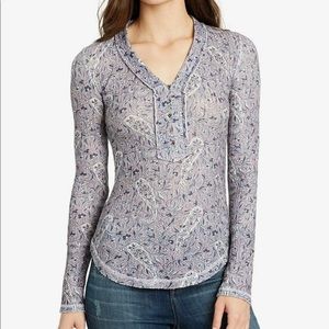 NWOT William Rast Woodland North Henley Size S